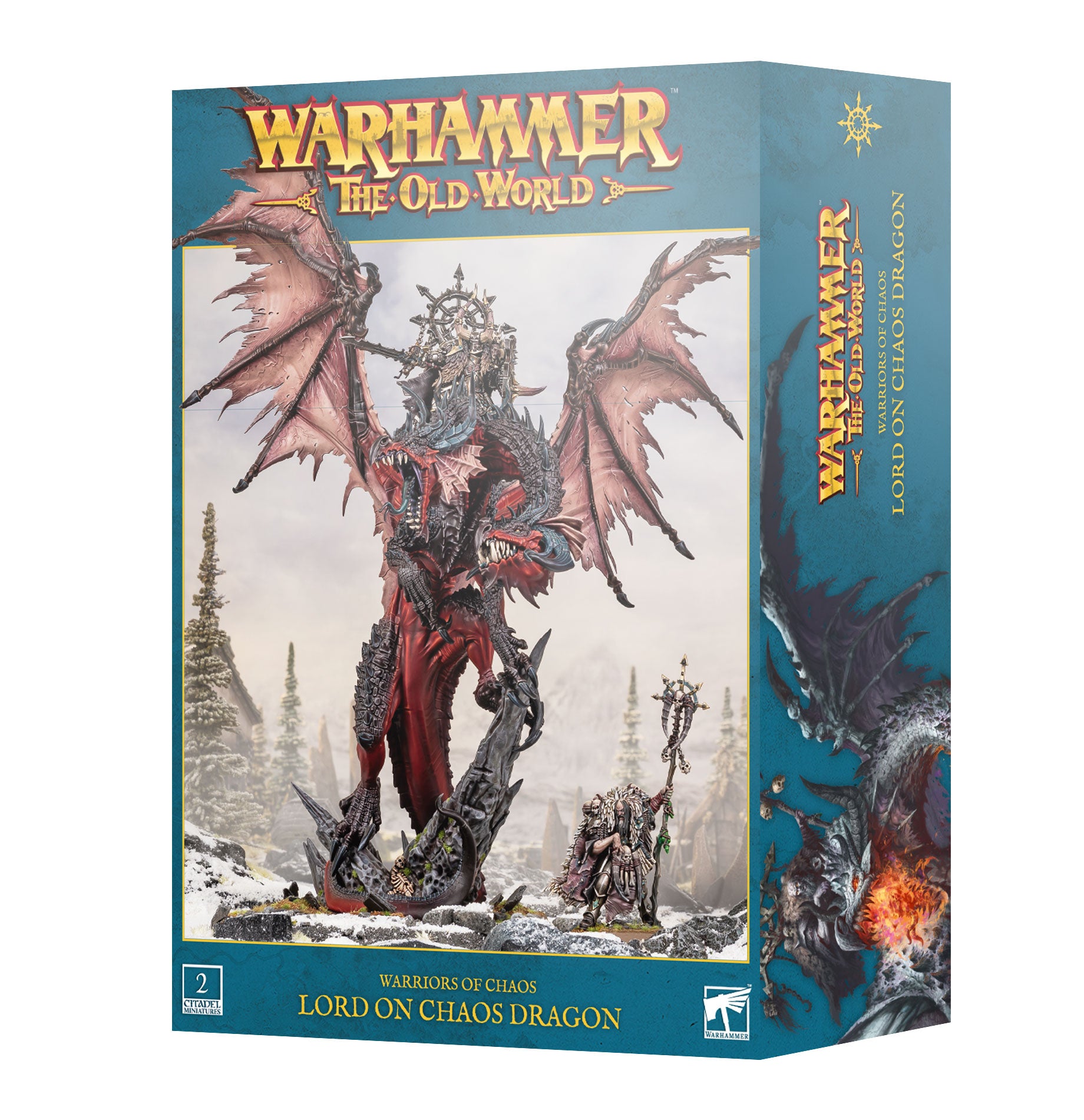 Warhammer The Old World - Lord/Sorcerer on Chaos Dragon